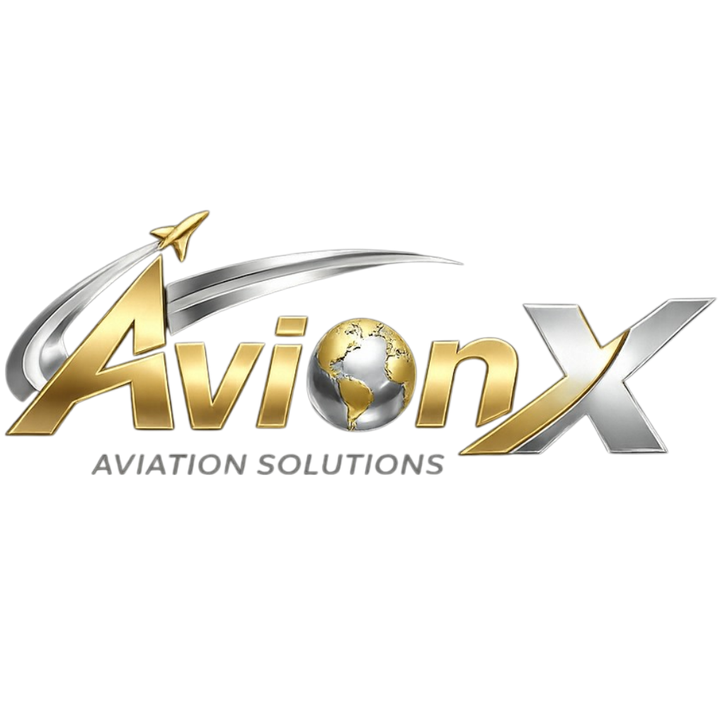 AVIONX gold logo
